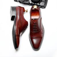 New Men's Business Three-joint Casual Formal Leather Shoes