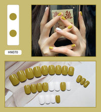 Nail Art Finished Fake Nail Scrub Nail Patch Wearable