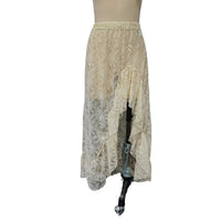 Amazon See-through Lace Asymmetric Skirt