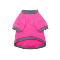 Pet Clothes Fleece-lined Thickened Solid Color Hoodie