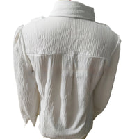 Womens Layered Design Long Sleeve Shirt