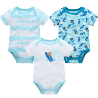 Men's And Women's Baby Jumpsuit Triangle Romper Climbing Suit Summer Three-piece Suit