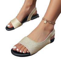 Women's Open-toe Back-strap Flat Sandals