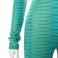 New Sexy Slim Round Neck Back Invisible Zipper Jumpsuit Women
