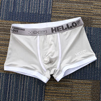 Personality Summer Men's Ice Silk Boxer