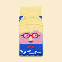 Personalized Cartoon Creative Fun Jacquard Trendy Socks Men And Women Couple Thigh High Socks