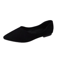 Womens Pointed-Toe Low-Top Shoes In Plus Sizes