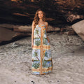 Casual Beach-Style Linen Slip Dress