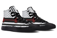 High Top Canvas Shoes For Printing Lovers