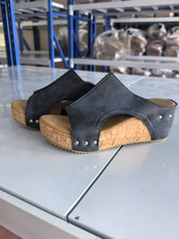 Wedge Sandals Popular Summer New Round Head Thick Bottom Roman Sandals