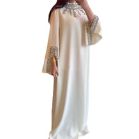 Womens Luxury Diamond-embellished Comfortable Elegant And Fashionable Long Dress