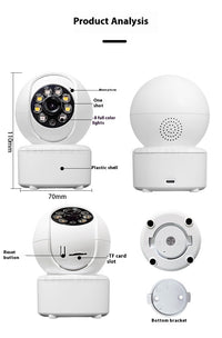 1080p Bluetooth Monitoring HD Home Dual-light Panorama Camera