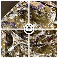 Camouflage Cropped Loose Casual Shorts