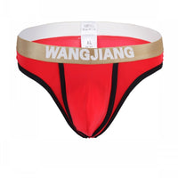 Men's Split Underwear T-shaped Transparent Half Buttocks