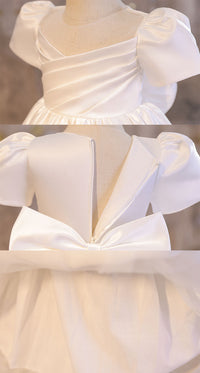 New Satin Korean Princess Dress One Year Old