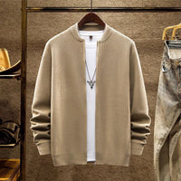 Solid Color Sweater Coat