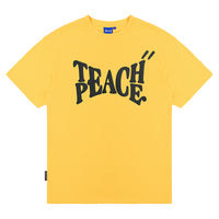 Foam Letter Short Sleeve Loose Couple Casual T-shirt