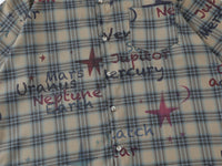 Gradient Short Sleeve Plaid Shirt Men