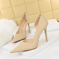 Nightclub Slim Stiletto Super High Heel Pumps