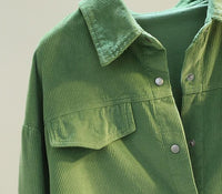 Heavy Double Pocket Shirt Jacket Cardigan