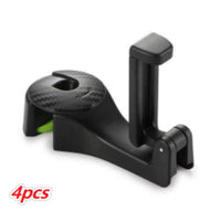 Car Headrest Hook with Phone Holder Seat Back Hanger for Bag Handbag Purse Grocery Cloth