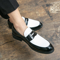 Summer New Men's Low-top Office Formal Leather Shoes