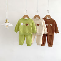 Cute Bear Letters Long Sleeve For Boys And Girls