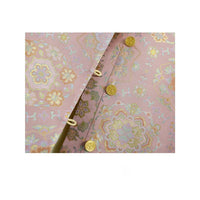 Spring Chinese-style Waistcoat With Brocade Peony Blossom Design