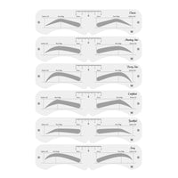 Reusable Eyebrow Mold With Elastic Band Multifunctional DIY Eyebrow Makeup Tool Suitable For Beginner