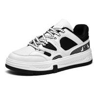 Men's Low Top Breathable Lace Up Board Shoes