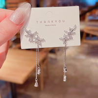 Retro Stud Designer Touch Statement Drop Earrings