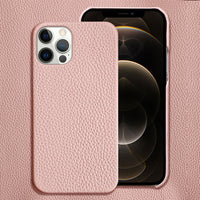 Leather Mobile Phone Case Half Bag Oil Edge Anti-fall