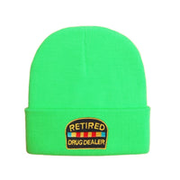 Embroidery Knitted Hat Personality Street Windproof And Warm