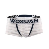 Men's Transparent Underwear Striped Boxers