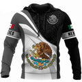 European And American Style Fashionable 3D Printed Sweater Men's Comfortable Retro Hooded