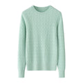 Round Neck Sweater Women's Pure Cashmere Sweater