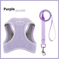 Fashion Waffle Cat Pulling Rope Chest Strap