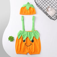 Summer Thin Baby Girl Sling Triangle One-piece Romper