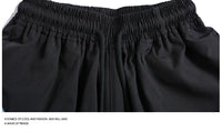 Quick-drying Contrast Color Sports Shorts Training Fitness Casual Pants