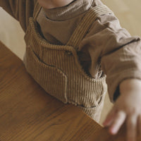 Autumn And Winter Infant Lamp Wick Corduroy Overalls Suit