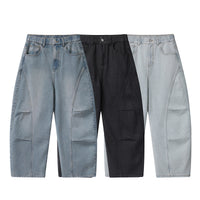 Men's Three-color Loose Trendy Machete Jeans
