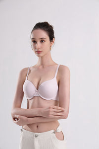 Women's Underwear French Hook And Eye Closure With Steel Ring Gathering Bra