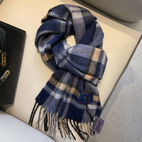 Wool Scarf Men's Winter Red New Style Fruit Green Gray