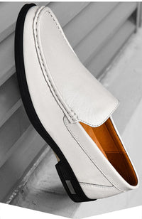 Breathable One Foot Leather Shoes With Leather Covers