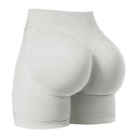 Seamless Three-panel Outerwear Sports Shorts For A Peachy Butt
