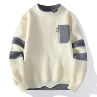 Autumn And Winter New Casual Sweater Boys Knitted Bottoming Shirt
