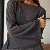 Women's New Fashion Sweet Outer Wear Sun-proof Lazy Loose Top
