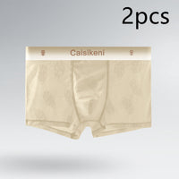 Summer Ice Silk Ultra-thin Breathable Mesh Boxers