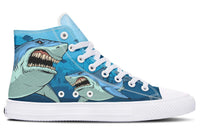 Printed Couple High-top Canvas Shoes