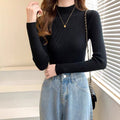 Slim Fit Inner Wear All-matching Sweater Long Sleeve